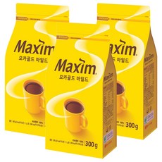 Maxim 麥心 黃金摩卡咖啡粉, 300g, 1包, 3包