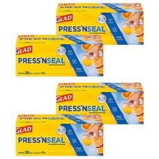 글래드 프레스앤씰 매직랩 미니, 40m, 4개