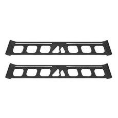 ShineTrip 山趣 三角架側邊扣 110g 2支, 黑色, 1組, 2層