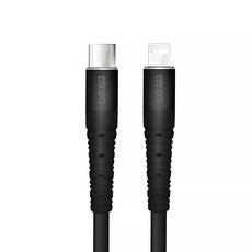 Mr.OC橘貓先生 Type-C-Lightning27W鋁合金編織快充線, 1.2m, 黑色, 1條