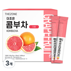 더존건강 더조은 콤부차 자몽, 5g, 3개, 30개입