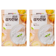 gomgom 馬鈴薯澱粉 (3 400大卡), 1kg, 2包