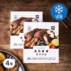 외갓집 효자바베 닭다리살 + 소스 (냉동), 250g, 4개