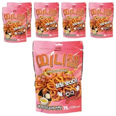 하늘처럼 미니 프레첼 허니머스터드 앤드 어니언, 6개, 75g