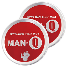 MAN-Q 強力塑型髮泥 60g 強力支撐 短中長髮適用, 2罐