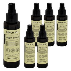 小麥購物 桃座香氛衣物噴霧, 小蒼蘭, 127g, 100ml, 6瓶