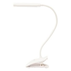 anbao 安寶 LED充電小夾燈 AB-7661｜Type-C充電、三種色溫、連續調光, 白色