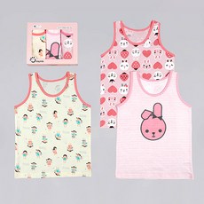 Maykids 女童款可愛印花背心 3件組