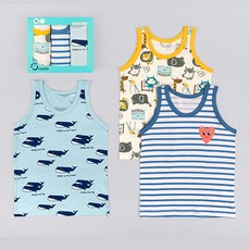 Maykids 男童動物圖案背心 3件組