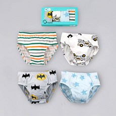 Maykids 男童款印花三角內褲 4款組