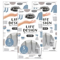 ST 雞仔牌 生活設計指尖強化手套 薄型, 灰色, 小(S), 3雙