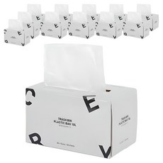 HOMENHOUSE 垃圾桶塑膠袋 50入, 10L, 12個