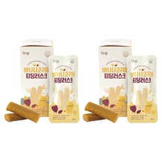 퍼기 티딩러스크 치발과자, 바나나고구마맛, 120g, 2개