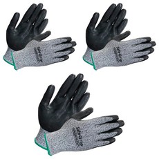 핸드맥스 NBR 코팅 세이프그립 베임 방지 장갑 양손세트, 3세트