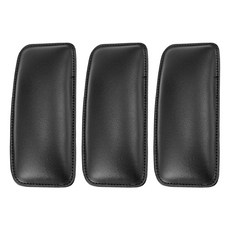 티커벨 무릎보호 쿠션 패드, 제트블랙, 3개