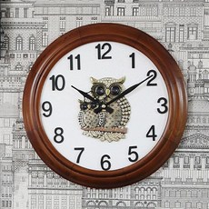 해피 부엉이 벽시계 A