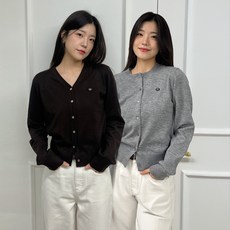 JUCY JUDY 女款開襟衫 圓領 + V領 套組 J1KT020K