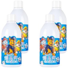 Lab52 齒妍堂 兒童含鈣健齒漱口水 汪汪隊聯名款 泡泡糖口味, 獨家3重鈣配方, 全方位清潔, 300g, 4瓶