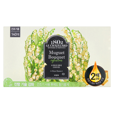 1802 LE CHATELARD 雙倍柔順香氛烘衣紙 鈴蘭花束香, 140張, 1盒