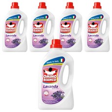 OMINO BIANCO Nature Fresh薰衣草新液體洗衣精, 2L, 5個