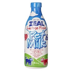 ZEAL 紐西蘭犬貓專用鮮乳 不含乳糖, 牛奶, 1L, 12瓶