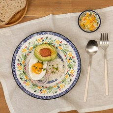 PRACA Maison Objet 荷葉邊義大利麵碗, 牡丹, 1個