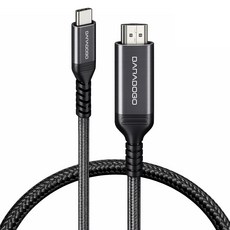 BARABOGO USB Type-C 轉 HDMI 傳輸線 4K 60Hz 黑色 100cm, 單一商品, 1個