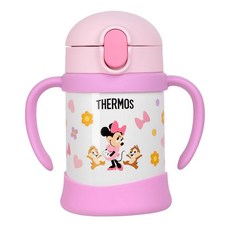 THERMOS 膳魔師 FHV-250DS-LP 不鏽鋼兒童學習杯 (9+個月) 米妮圖案 保冷專用, 1個, 250ml