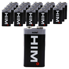 HIM 9V 錳乾電池, 10入, 2個