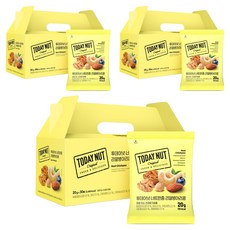 투데이넛 너트한줌 리얼병아리콩 30p 견과세트 600g, 3세트