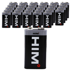 HIM 9V 錳乾電池, 10個裝, 3個