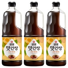 샘표 맛간장 조림볶음용, 1.7L, 3개