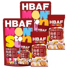 HBAF Mon To Sun每日堅果隨身包 棕款, 200g, 2袋