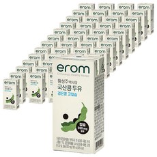 이롬 황성주 박사의 국산콩 두유 검은콩 고칼슘, 190ml, 64개