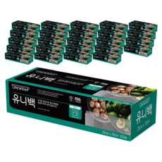 유니랩 위생 유니백 25 x 35 cm, 25개, 100개입