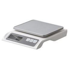 廚房防水電子秤 USB充電/電池供電 0.1公克高精度, 6000g, CAES0036UC