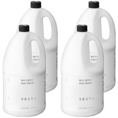 Saengong 生活工作所 排水管清潔劑, 3L, 4個