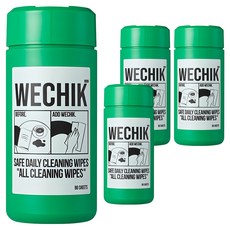 wechik All Clean 清潔濕巾 80抽, 4個