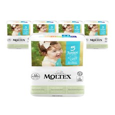 [쿠팡수입] 몰텍스 퓨어앤네이처 밴드형 기저귀, 5단계, 125매