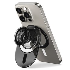 SINJIMORU MagSafe M Tipi Tok 握把支架, 1個, 黑色