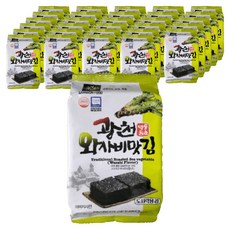 광천삼원푸드 와사비맛 도시락김, 4g, 96개
