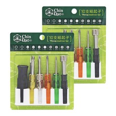 ChinDao 清島牌 10支組起子套裝 中碳鋼材質, 2組