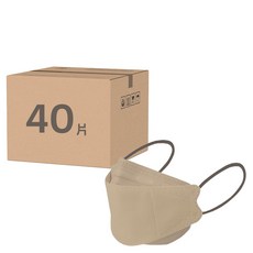 CHACER 佳和口罩 大童4D立體醫用口罩, 伯爵太妃, 10片, 4袋