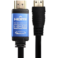 Machlink Ultra HDMI 轉 Mini HDMI Ver2.1 8K傳輸線 ML-HM8018, 1個, 1.8m