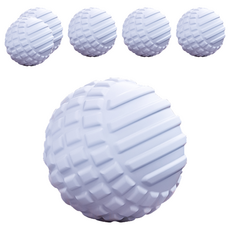 小麥購物 按摩筋膜球 顆粒球 Y995 73g, 藍色, 6顆