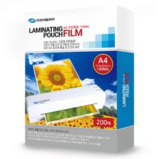 로드메일코리아 고급형 코팅필름 코팅지 100mic, A4, 200개