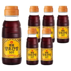 샘표 양조간장 501, 150ml, 6개