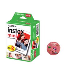 instax 拍立得 迷你貼膜20張+手鏡1P隨機出貨, 單品, 1套