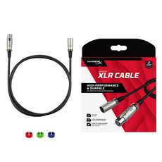 하이퍼엑스 Procast XLR 케이블, 6Z2B9AA, 블랙
