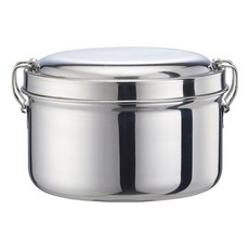 MiyAco 米雅可 圓形便當盒 12cm, 1個, 不鏽鋼